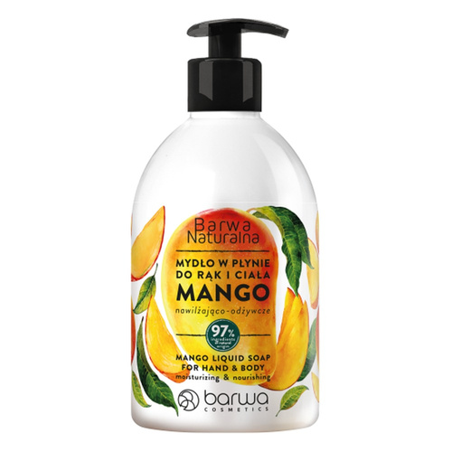 Barwa Natural Nourishing Liquid Soap Mango 500ml