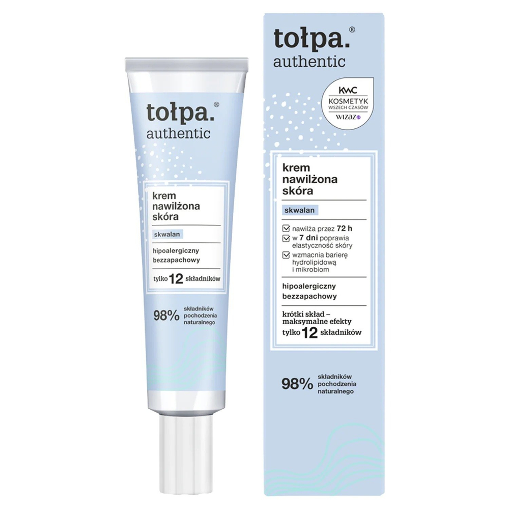 Tolpa Authentic Moisturizing Cream for Dry and Dehydrated Skin 40ml