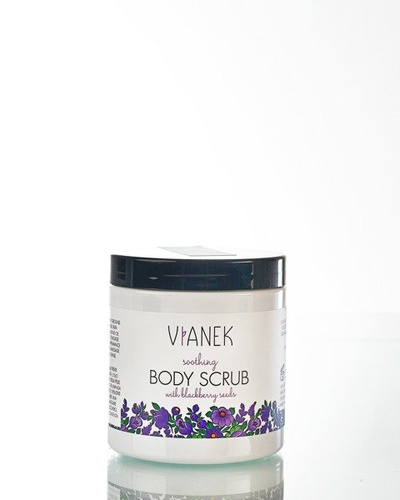 Vianek Kojący i Wygładzający Peeling do Ciała z Mielonymi Pestkami Jeżyny 250ml