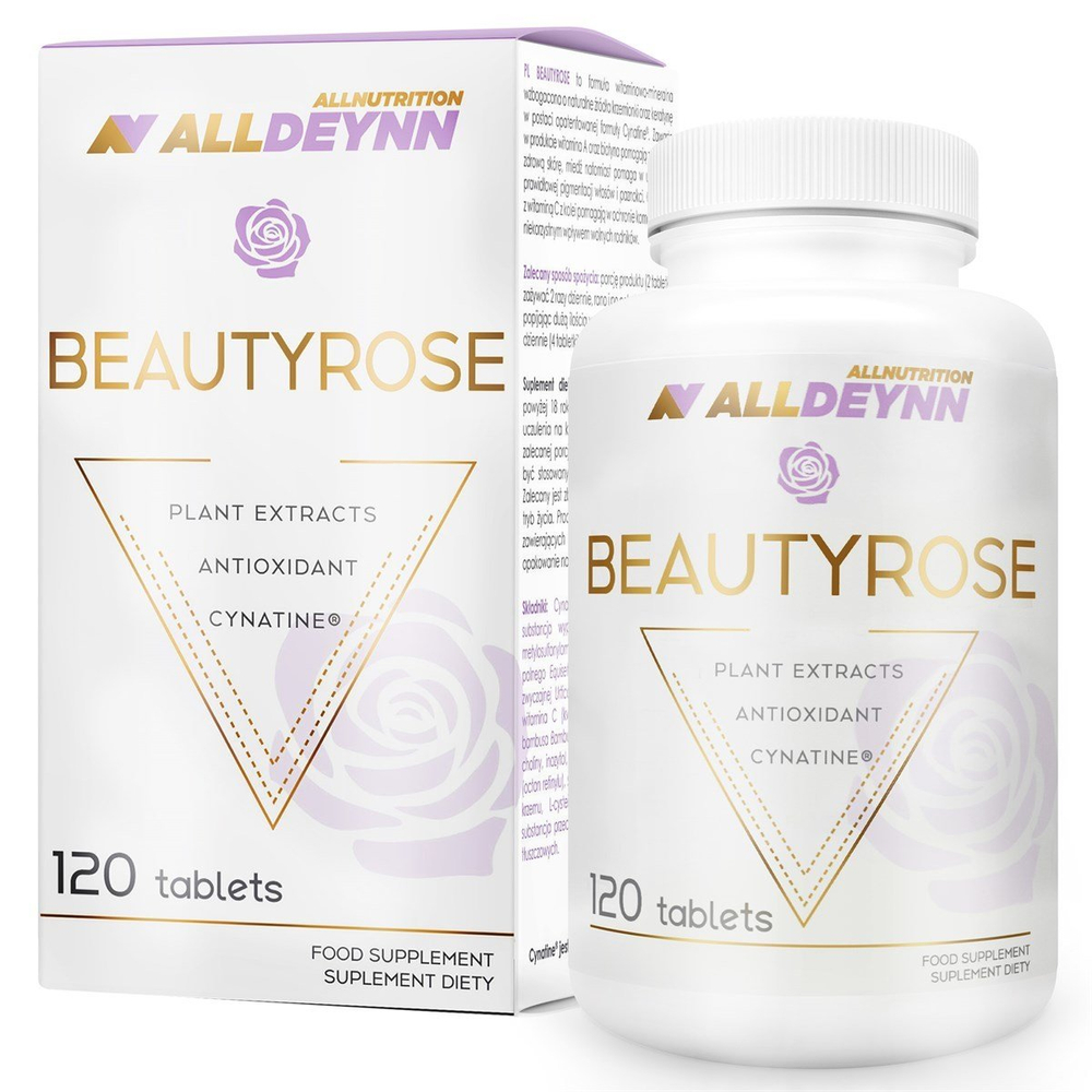 AllDeynn Beautyrose Professional Nutrition Cosmetic for Healthy Hair Skin and Nails 120 Tablets