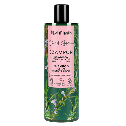 Vis Plantis Shampoo with Rosemary Extract Milk Thistle and Lemon Balm 400ml