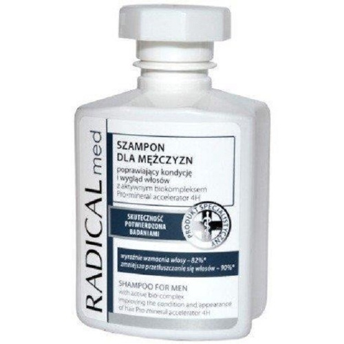 Radical Med Szampon dla Mężczyzn Przywracający Kondycję Włosom 300ml