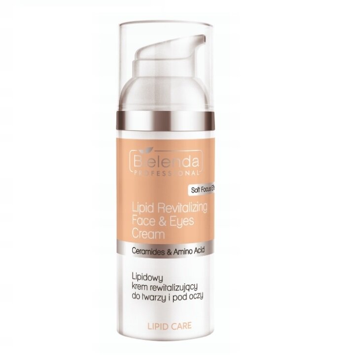 Bielenda Professional Lipid Care Lipidowy Krem Rewitalizujący do Twarzy i Oczu 50ml