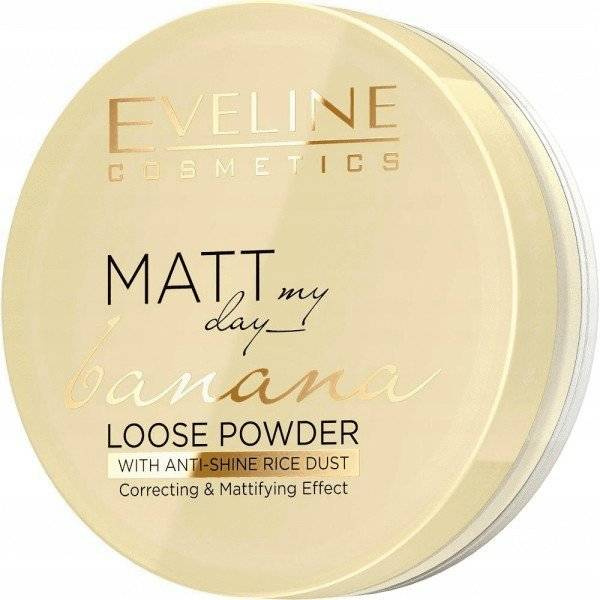 Eveline Matt My Day Loose Powder Sypki Bananowy Puder do Twarzy Banana 1 Sztuka