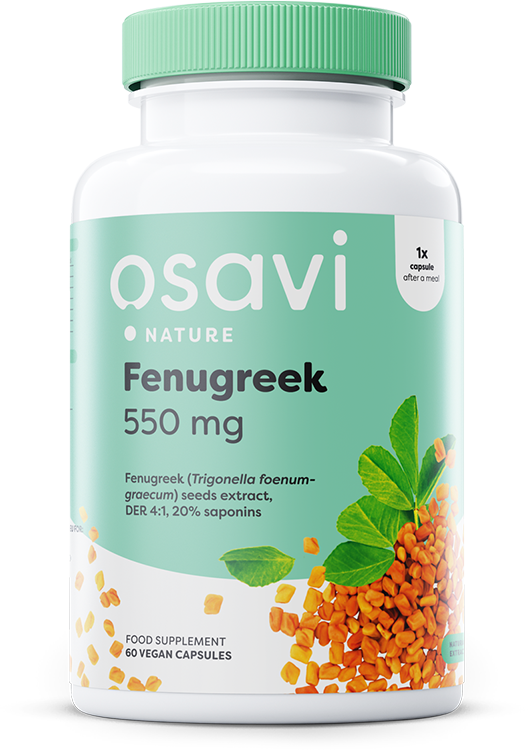 Fenugreek, 550mg - 60 vcaps