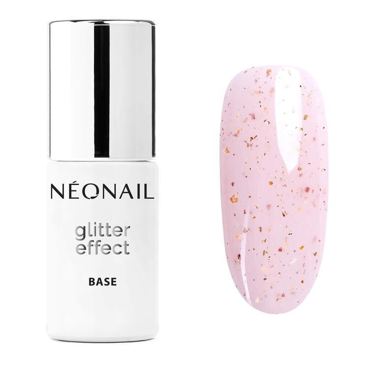 NeoNail UV/LED Baza Hybrydowa Glitter Effect Base Pink Sparkle 7.2ml