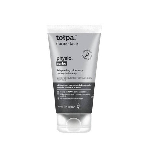 Tołpa Dermo Face Physio Carbo Żel Peeling Micelarny do Mycia Twarzy 150ml