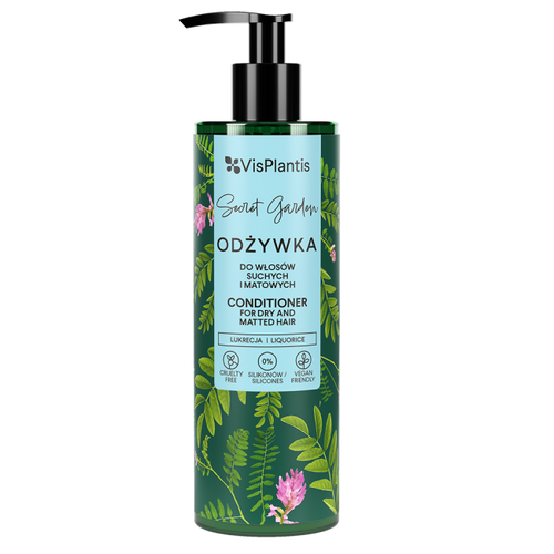 Vis Plantis Secret Garden Licorice Conditioner for Dry and Dull Hair 400ml