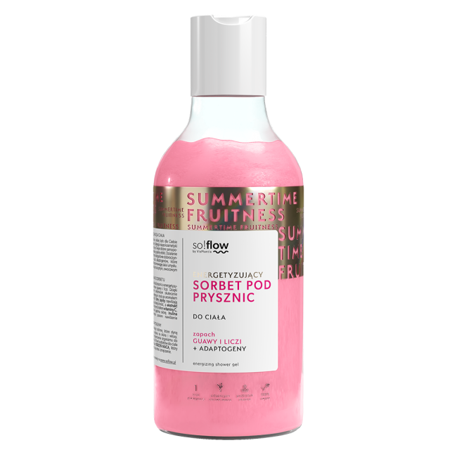 So!Flow Energizing Shower Sorbet with Guava Lychee and Adaptogens 400ml