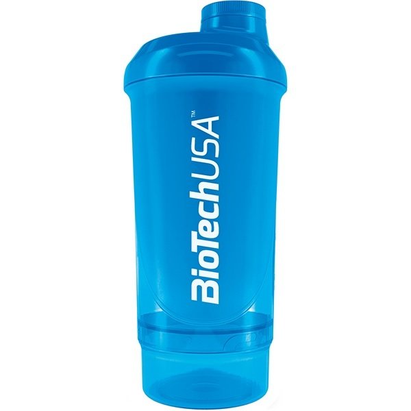 Wave+ Shaker, Blue - 500 ml. (+ 150 ml.)