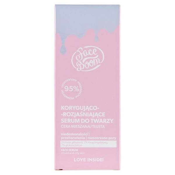FaceBoom Korygujące i Rozjaśniające Serum do Twarzy do Cery Tłustej i Mieszanej 30ml
