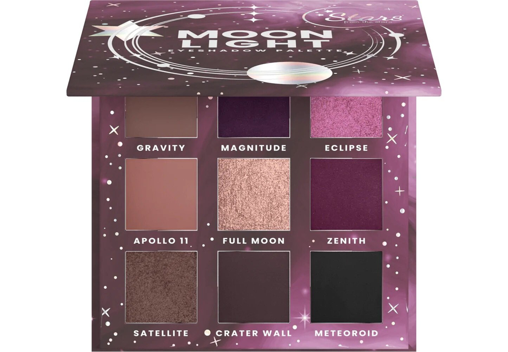 Stars From the Stars Eyeshadow Palette Palette of 9 Eye Shadows Moon Lights 10.8g