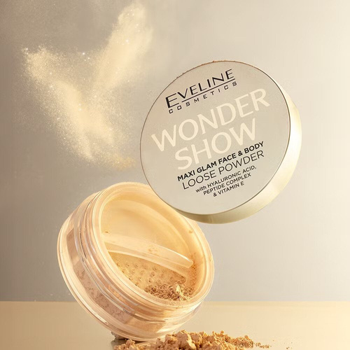 Eveline Wonder Match Illuminating Loose Powder for Face and Body Maxi Glam 6g