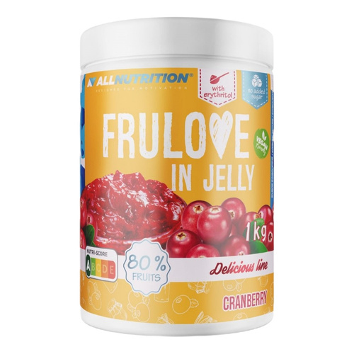 Allnutrition Frulove in Jelly Cranberry Fruit Jelly with No Sugar 1000g