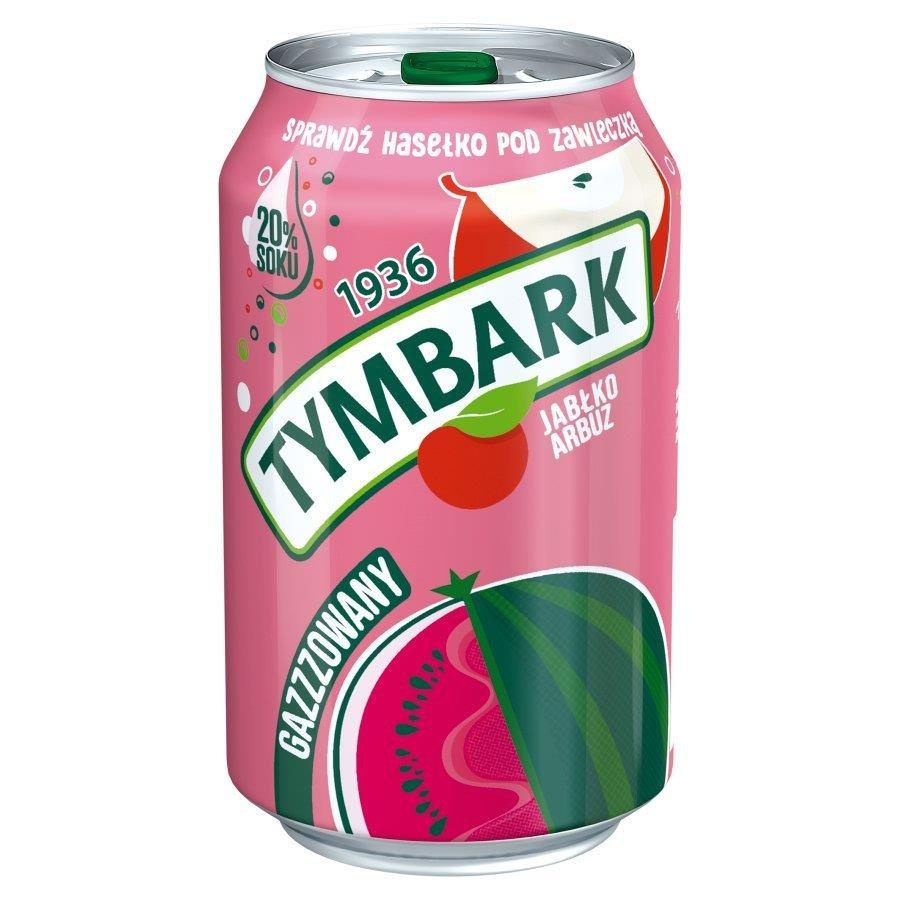 Tymbark Carbonated Drink Apple Watermelon 330ml