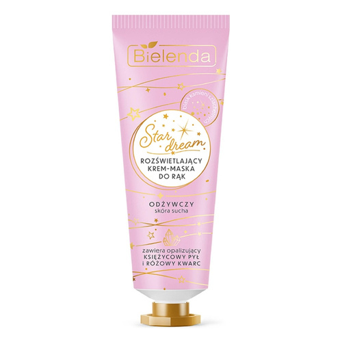 Bielenda Star Dream Rozświetlająco-Odżywczy Krem Maska do Rąk dla Skóry Suchej 50ml