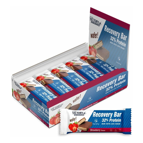 Weider Joe Weider Victory Endurance Recovery Bar, Strawberry - 12 x 50g