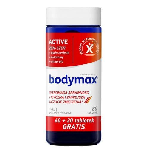 Bodymax Active Supporting Physical Activity and Fitness 60 + 20 Tablets