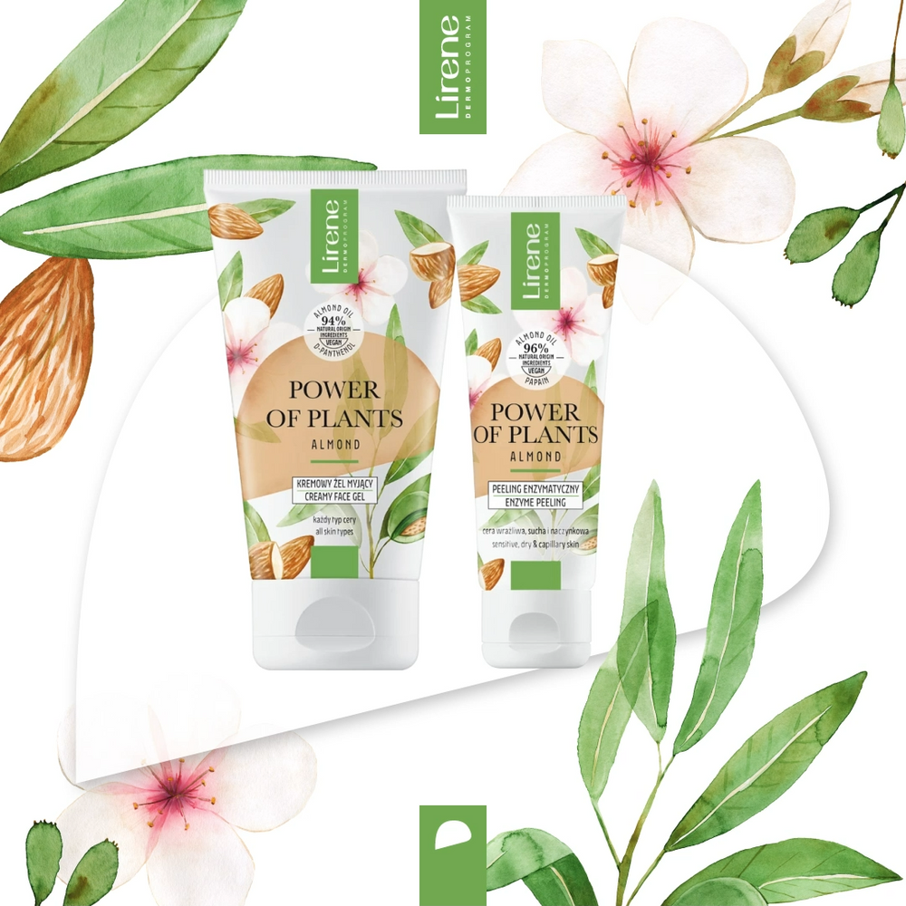 Lirene Power Of Plantis Creamy Cleansing Gel Almond 150ml