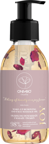 OnlyBio Ritualia Joy Wegański Naturalny Olejek do Demakijażu i Masażu Twarzy 150ml