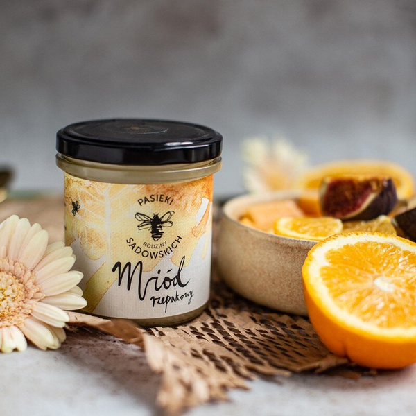 Pasieki Sadowskich Miód Rzepakowy 450g