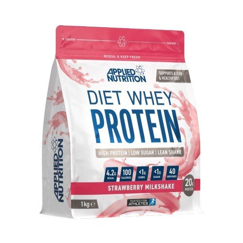 Applied Nutrition Diet Whey Protein Powder for Weight Management Strawberry Milkshake 1000g