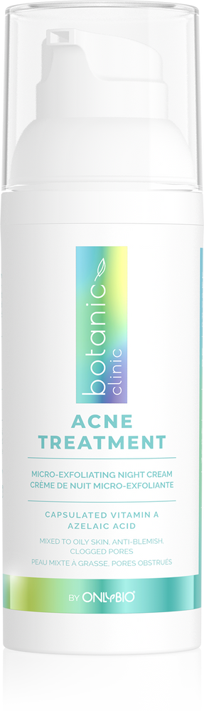 OnlyBio Botanic Clinic Acne Treatment Micro-Exfoliating Night Cream 50ml