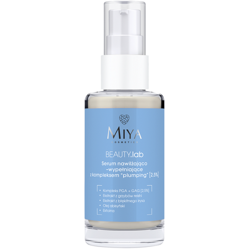Miya BEAUTY.Lab Serum Nawilżająco-Wypełniające z Kompleksem Plumping [2,5%] dla każdego Rodzaju Skóry 30ml