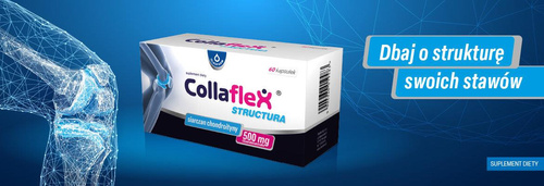 Collaflex Structura na Wsparcie Produkcji Kolagenu i Zdrowe Stawy 60 Kapsułek