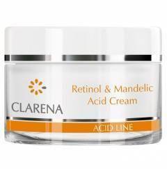 Clarena Acid Line Retinol and Mandelic Acid Anti Wrinkle Brightening Night Cream 50ml