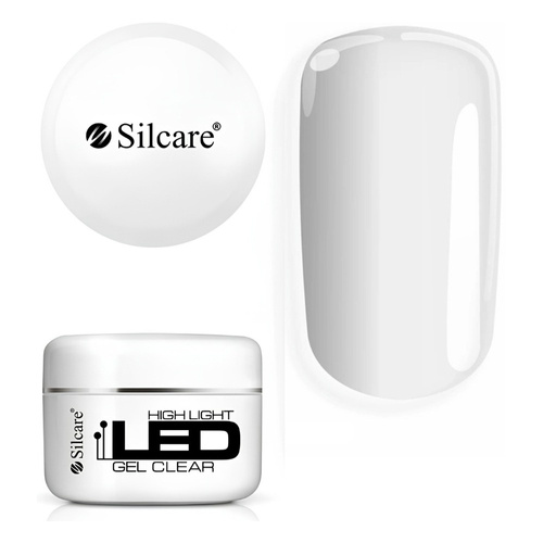 Silcare High Light LED transparentny żel budujący Clear do przedłużania paznokci 100g