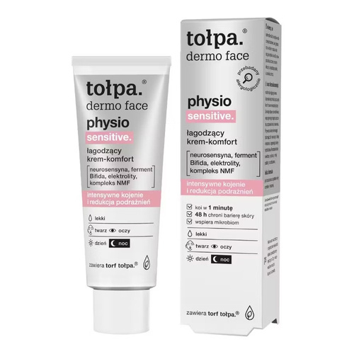 Tołpa dermo face physio sensitive. łagodzący krem-komfort, lekki, 40ml