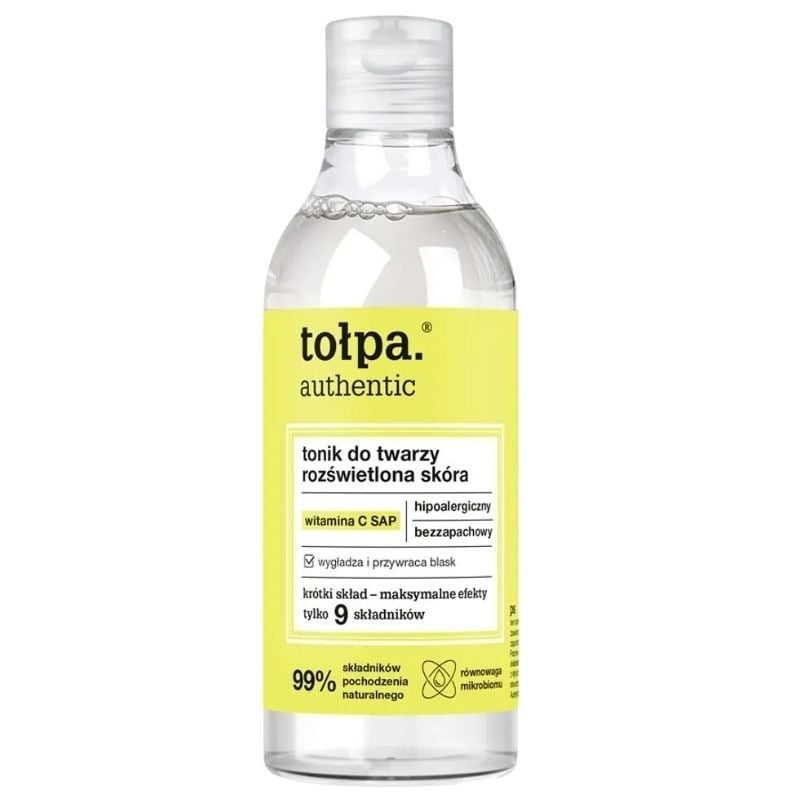 Tolpa Authentic Rozświetlający Tonik do Twarzy 200ml