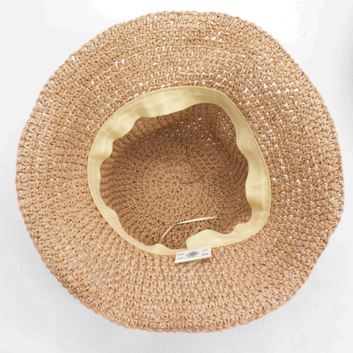 Nomad Sari Floppy Straw Sun Hat - Rose Blush