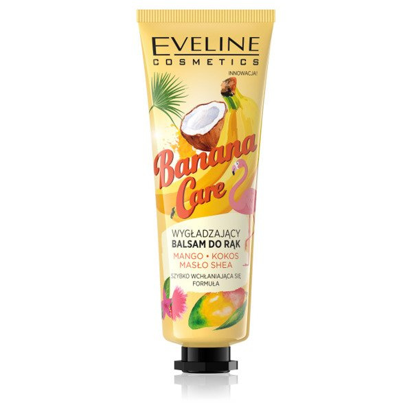 Eveline Sweet Hands Banana Care Smoothing Hand Balm with Shea Butter 50ml