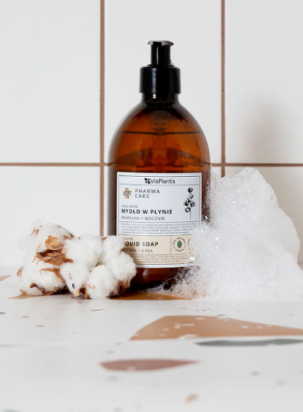 Vis Plantis Pharma Care Moisturizing Liquid Soap Cotton and Urea 500ml