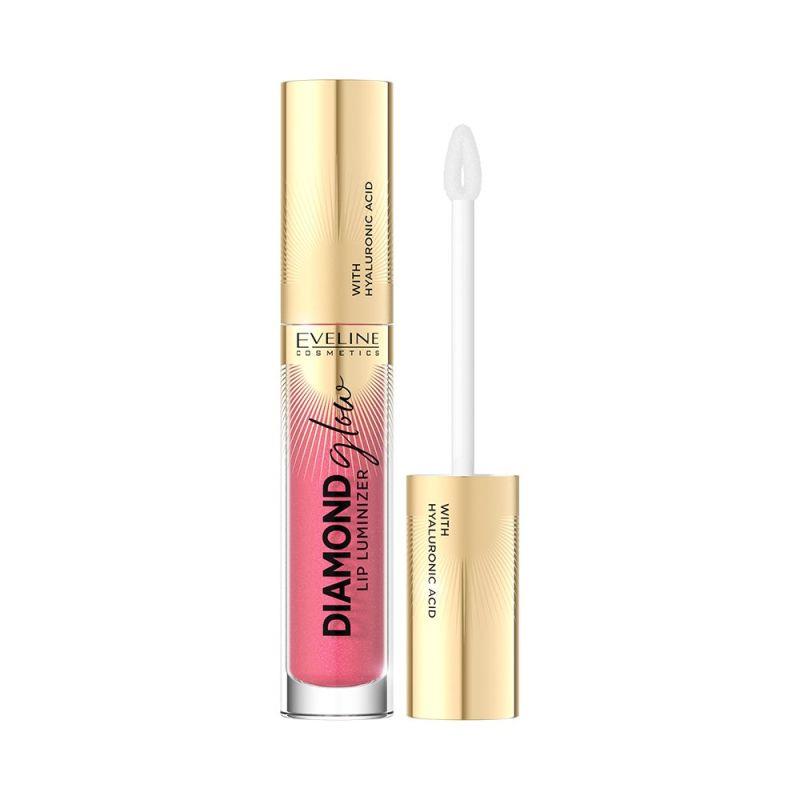 Eveline Diamond Lip Glow Błyszczyk do Ust z Kwasem Hialuronowym Nr. 09 Peach Dream 4.5ml