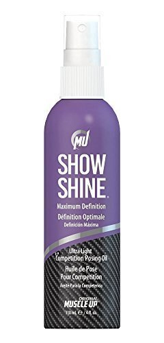 Show Shine, Maximum Definition Ultra Light Competition Posing Oil Spray - 118 ml.