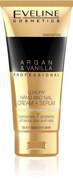 Eveline Argan & Vanilla Luxurious Smoothing Cream-Serum for Hands and Nails 100ml 