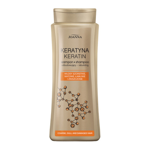 Joanna Keratin Regenerating Shampoo for Damaged and Dull Hair 400ml