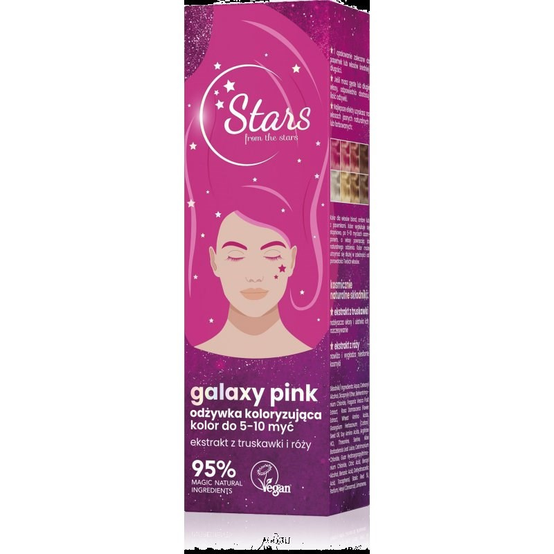 Stars from the Stars Galaxy Pink Conditioner Coloring Dyeing Tint Pink 50ml
