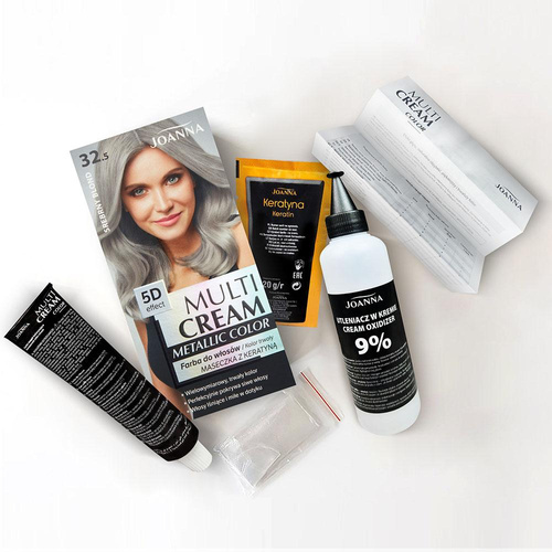 Joanna Multi Cream Metallic Shade Color 32.5 Silver Blond 60x40x20g