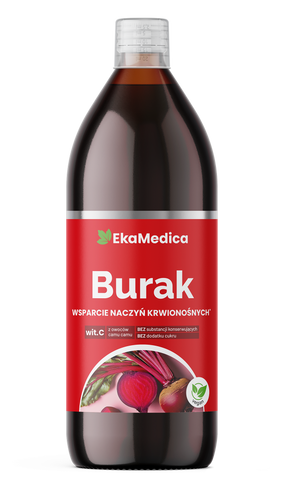 EkaMedica Naturalny 100% Sok z Buraka 1L