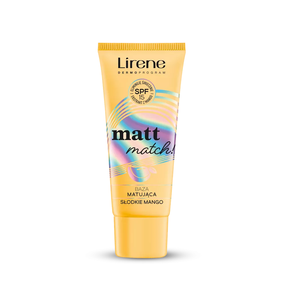 Lirene Matt Match! Baza Matująca SPF15 Słodkie Mango 30ml