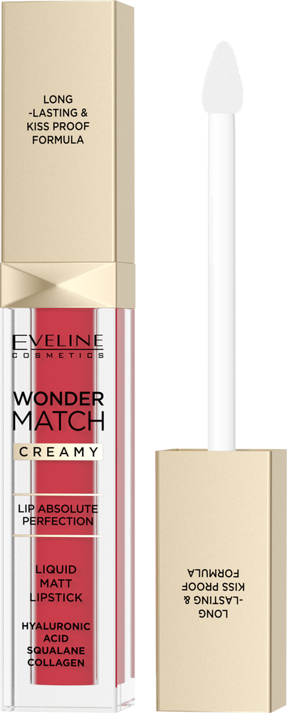 Eveline Wonder Match Hydrating Matte Liquid Lipstick 06 Classic Red 6.8ml
