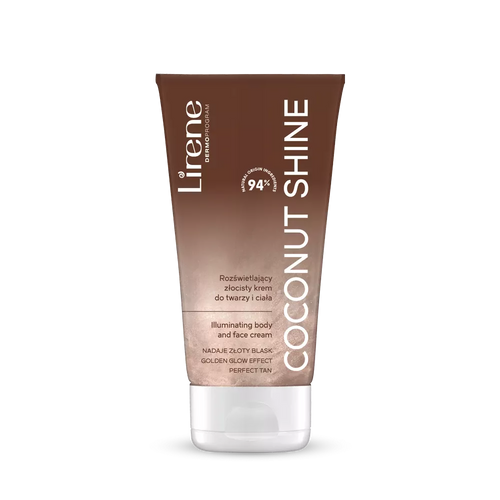 Lirene Perfect Tan Rozświetlający Złocisty Krem Coconut Shine 150ml