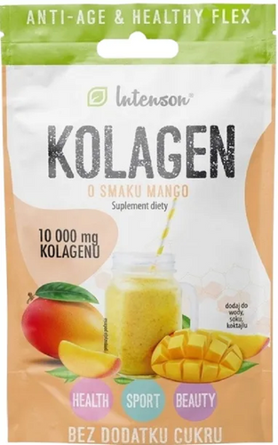Intenson Collagen Mango Flavor with Hyaluronic Acid and Vitamin C 60g EXP.DATE12.12.2023
