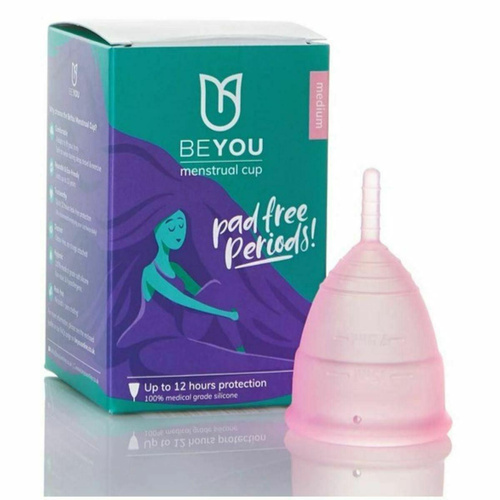BeYou Menstrual Cup Medium for up to 12-Hour Comfort 1 Piece