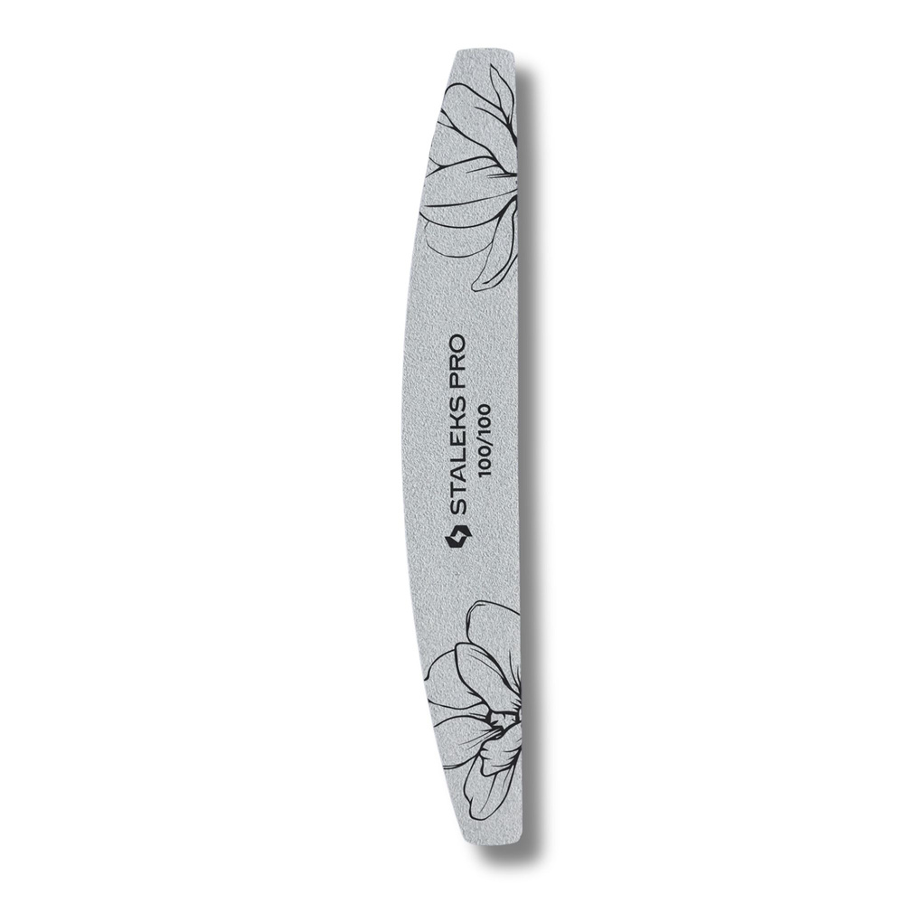 Staleks Expert Pro NFE-40 Crescent Mineral Nail File 0 100/100 Grit 25pcs