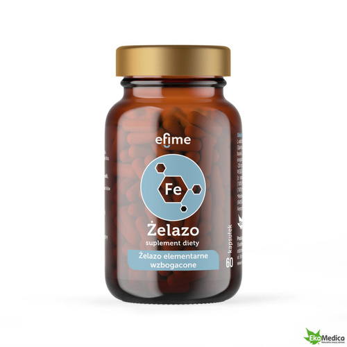 EkaMedica Efime Elemental Iron Enriched for Nervous System Support 60 Capsules